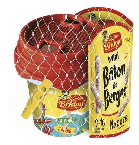 JUSTIN BRIDOU Mini baton de berger x2 + seau de plage Limitied edition