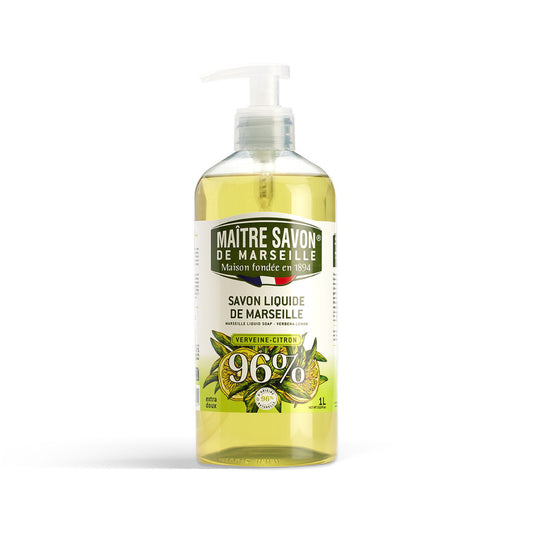 MAITRE SAVON DE MARSEILLE Lemon Verbena Liquid Soap 1L