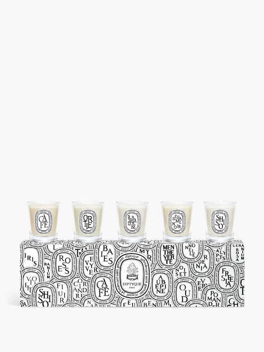 DIPTYQUE Coffret de 5 bougies miniatures