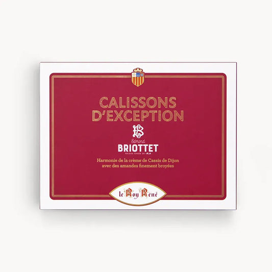 Le Roy René Box of Briottet blackcurrant calissons 200g