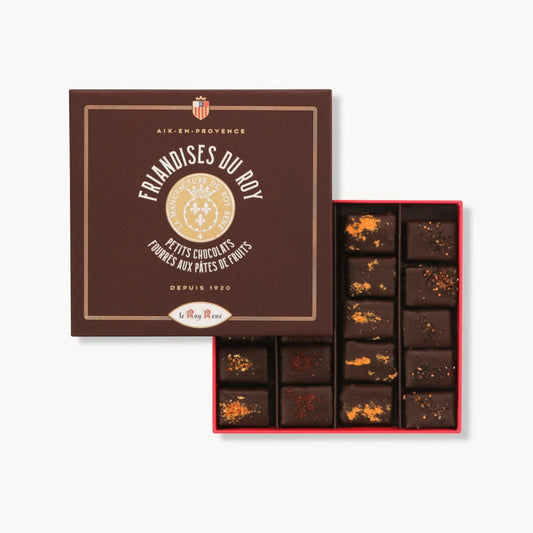LE ROY RENE Coffret de chocolats fourrés aux pâtes de fruits 275g