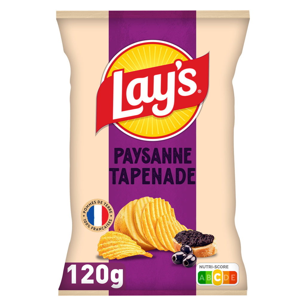 LAY'S Chips paysannes saveur tapenade 120g
