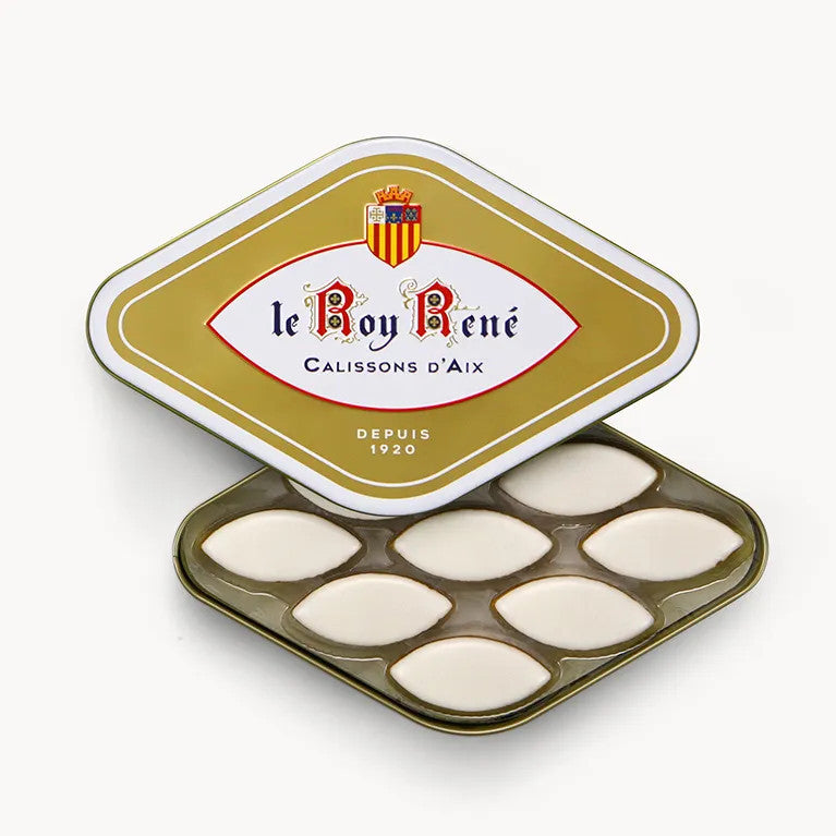 Le Roy René Diamond-Shaped CALISSONS D'AIX in metal box (36 Calissons)