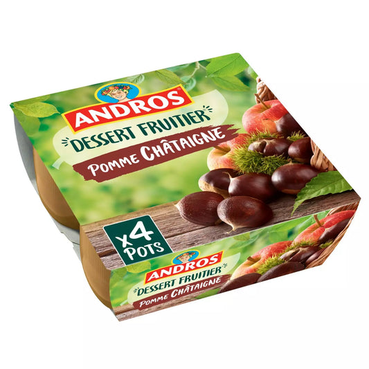 ANDROS Spécialité Pomme Châtaigne 4x100g