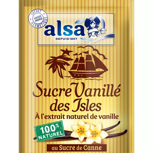 ALSA Sucre Vanillé des Isles au Sucre de Cane 7x7,5g