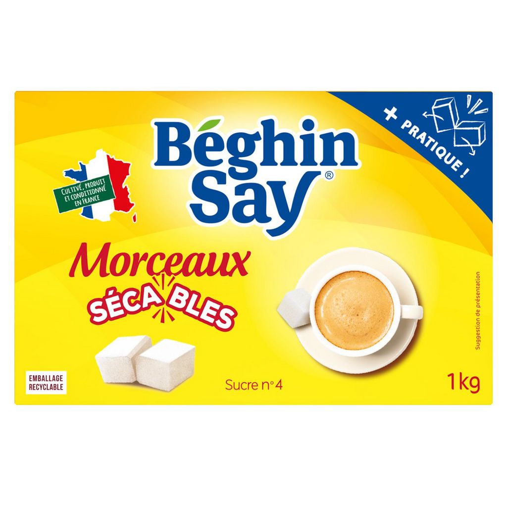 BEGHIN SAY Sucre en morceaux sécables 1kg