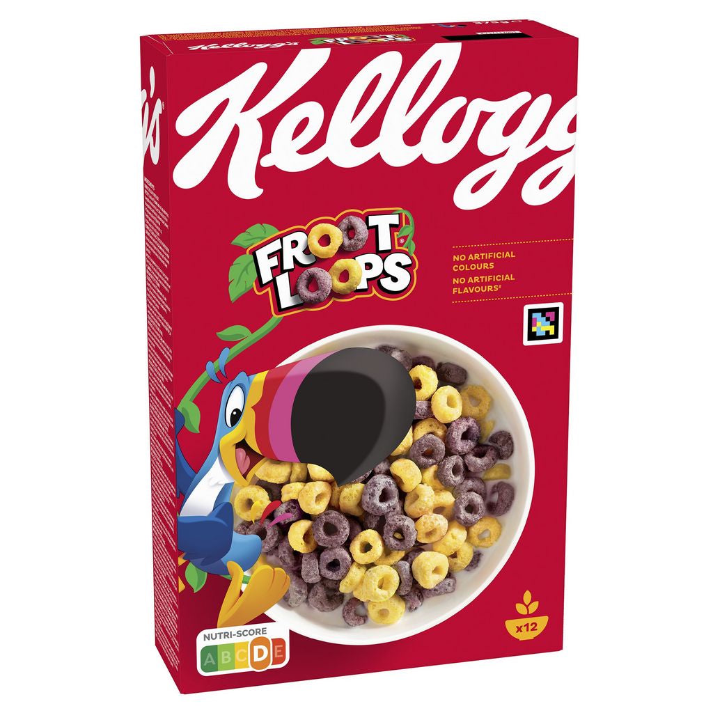 KELLOGG'S Froot Loops Cerealien mit Fruchtgeschmack 375g