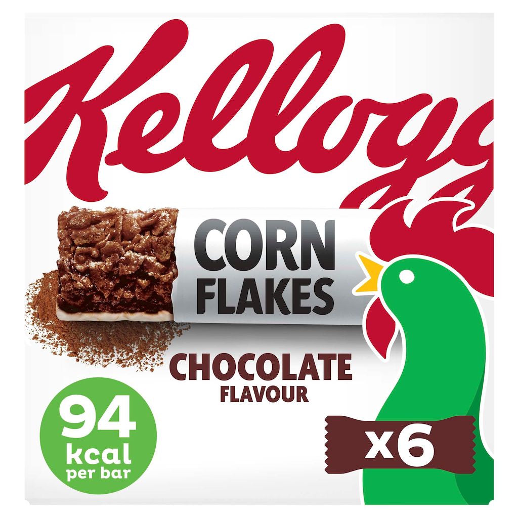 KELLOGG'S Corn Flakes Schoko Müsliriegel 6x24g