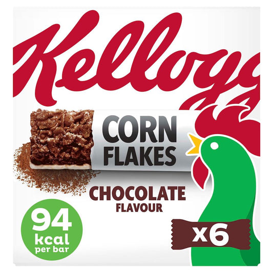 KELLOGG'S Barres de céréales corn flakes au chocolat 6x24g
