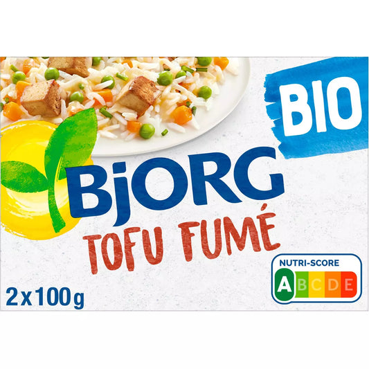 BJORG Organic smoked tofu 2x100g