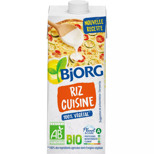 BJORG Organic vegetable rice cream 20cl