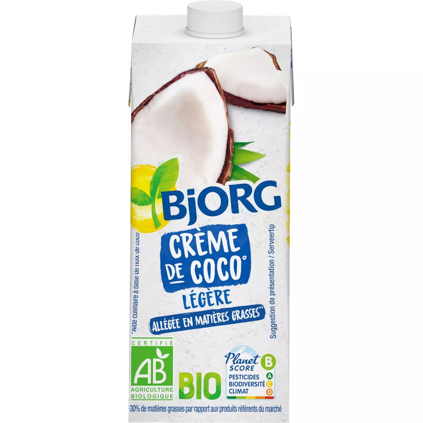 BJORG Organic light coconut cream 20cl