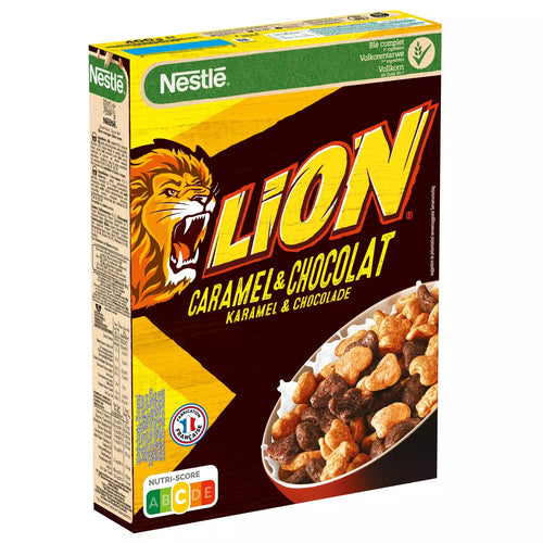 NESTLÉ LION Caramel and chocolate cereals 400g
