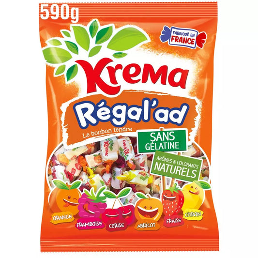 KREMA Régal’ad Assortment of Fruit Candies 590g