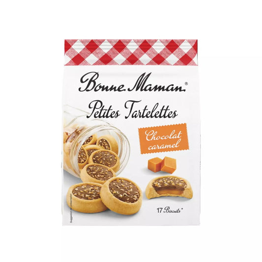 BONNE Maman Petites Tartelettes Biscuits Chocolat Caramel 250g