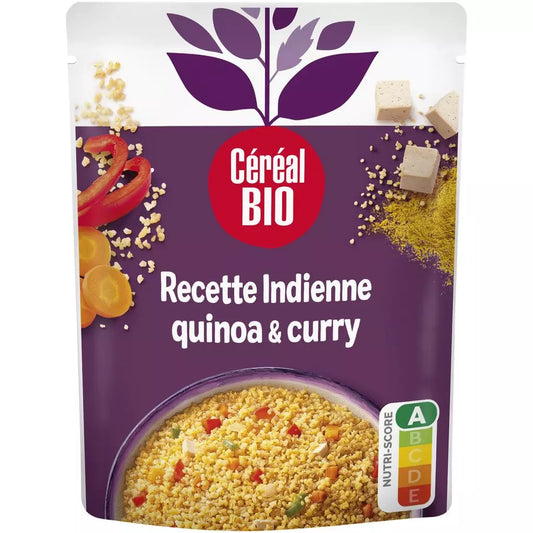 CEREAL BIO Quinoa & Bulgur “Indian-Style” Ready Pack – 220g
