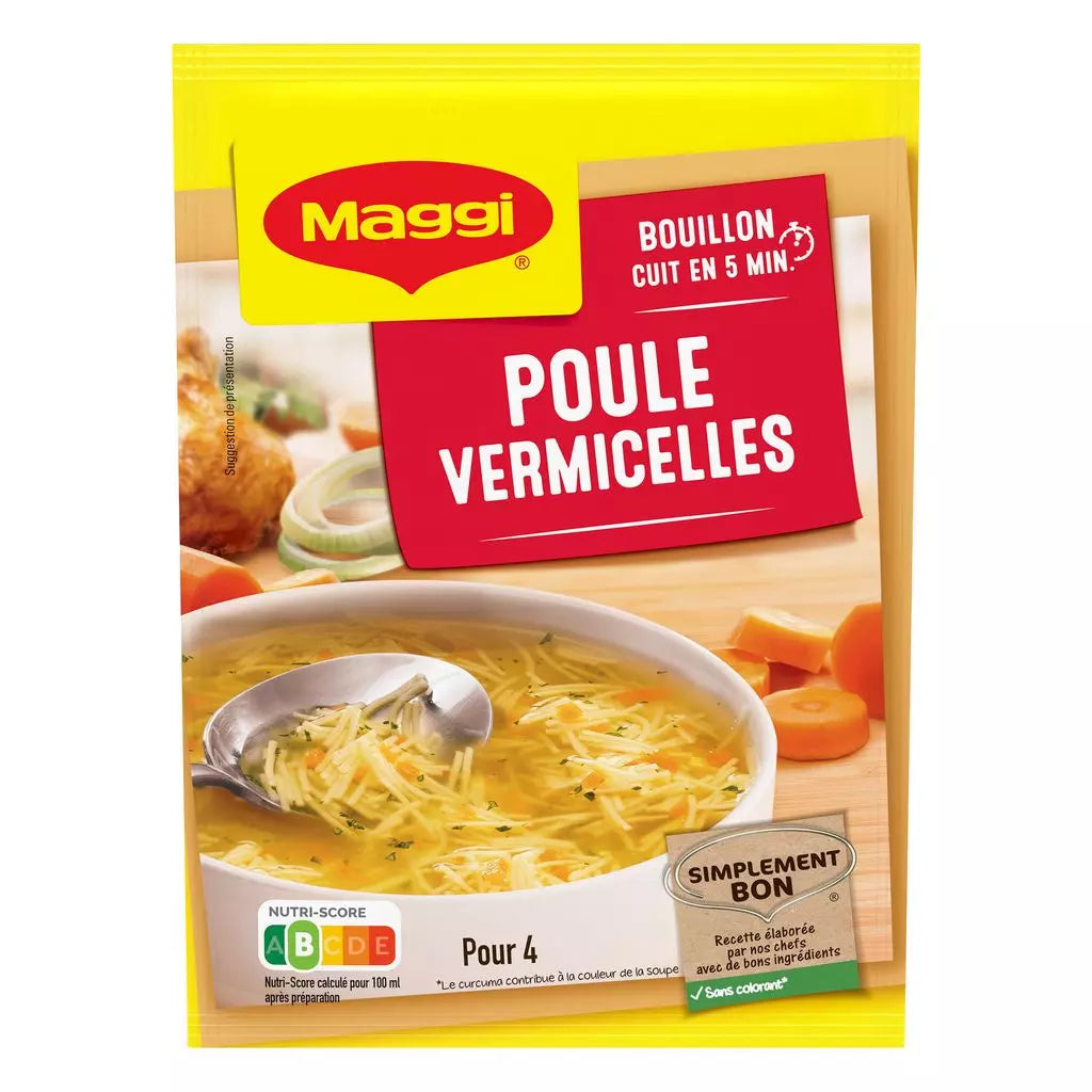 MAGGI Dehydrated Chicken and Vermicelli Soup (65g, serves 4) 65g