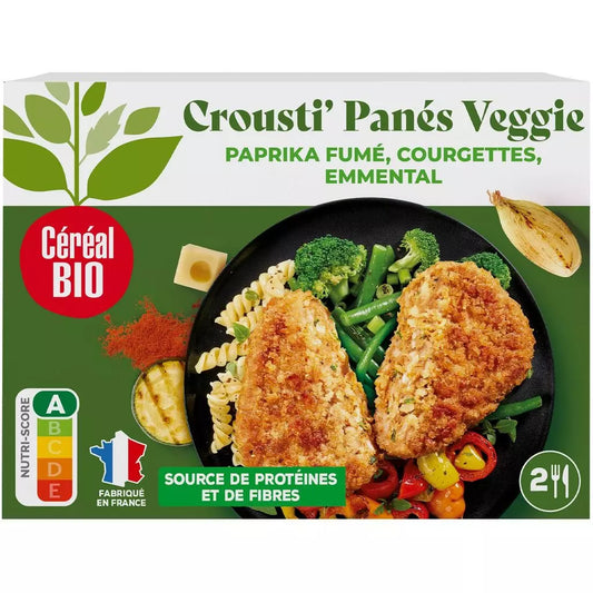 CEREAL BIO Crousti' Panés Veggie with Smoked Paprika, Zucchini & Emmental – 160g
