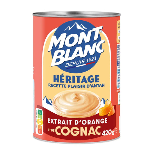 MONT BLANC Dessert Cream with Orange Extract and Cognac 420g
