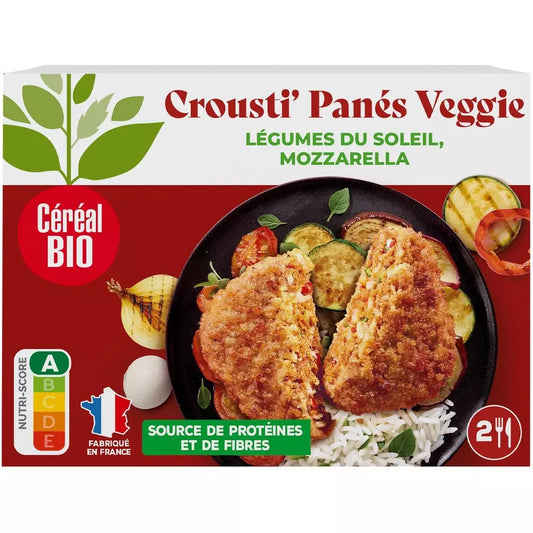 CEREAL BIO Crousti' Panés Veggie with Sun-Dried Vegetables & Mozzarella – 160g
