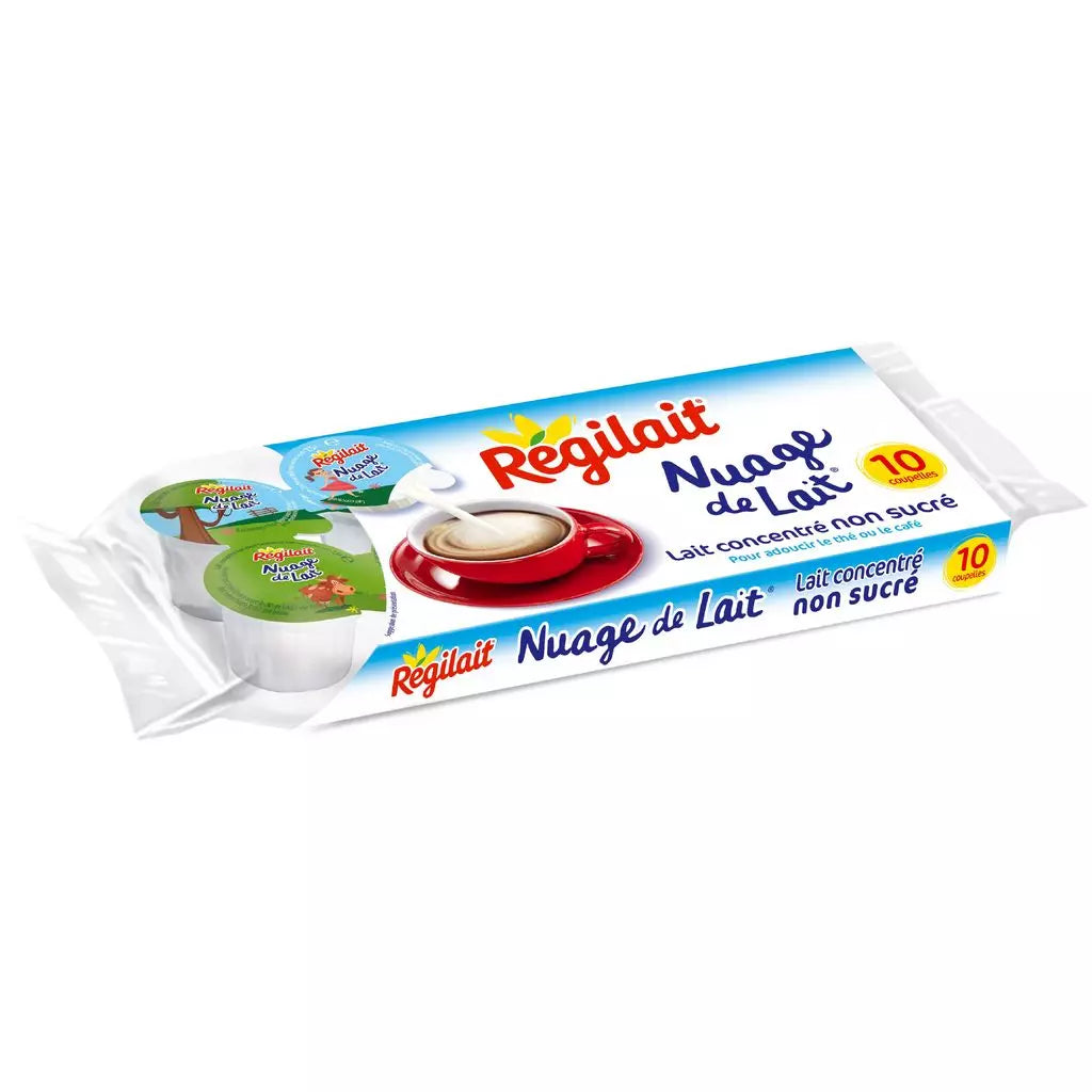REGILAIT Nuage de Lait Unsweetened Concentrated Milk (10x7.5g) 75g