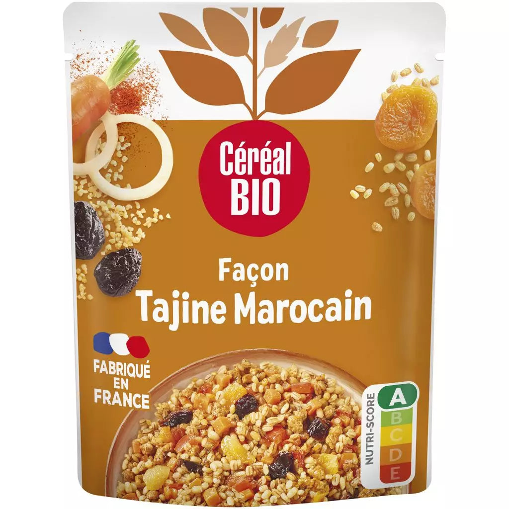 BIO-Müsli Gerste & Pflaumen Marokkanischer Art, Fleischfrei Fertigpackung – 220g