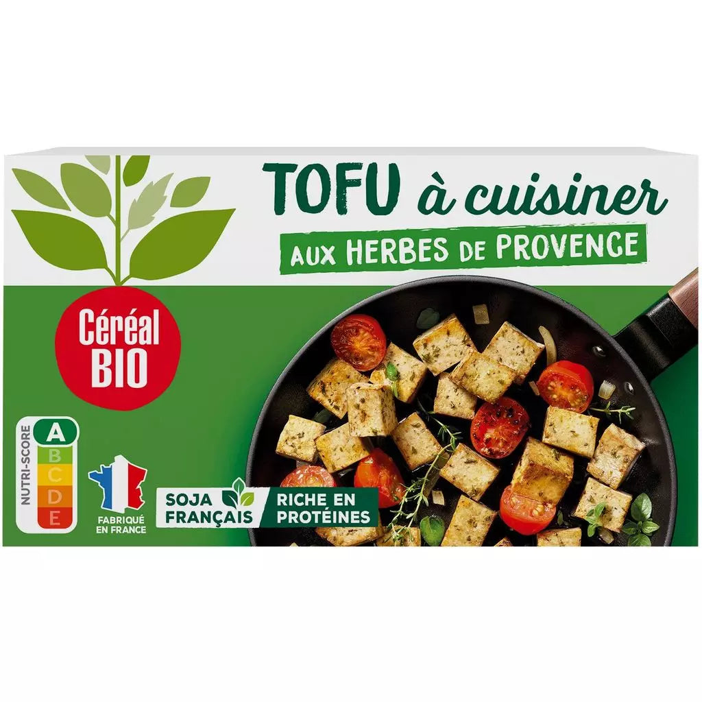 CEREAL BIO Tofu zum Braten mit Kräutern der Provence – 250g