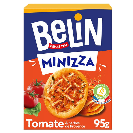 BELIN Kekse Cracker à la Tomate und Kräuter der Provence Minizza 95g