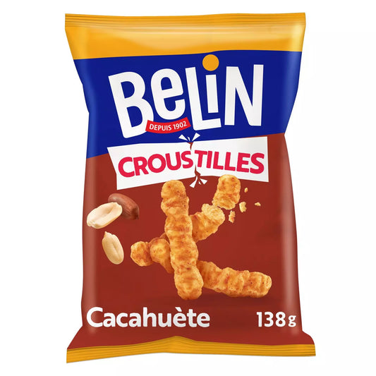 BELIN Biscuits Salés Croustilles aux Cacahuètes 138g