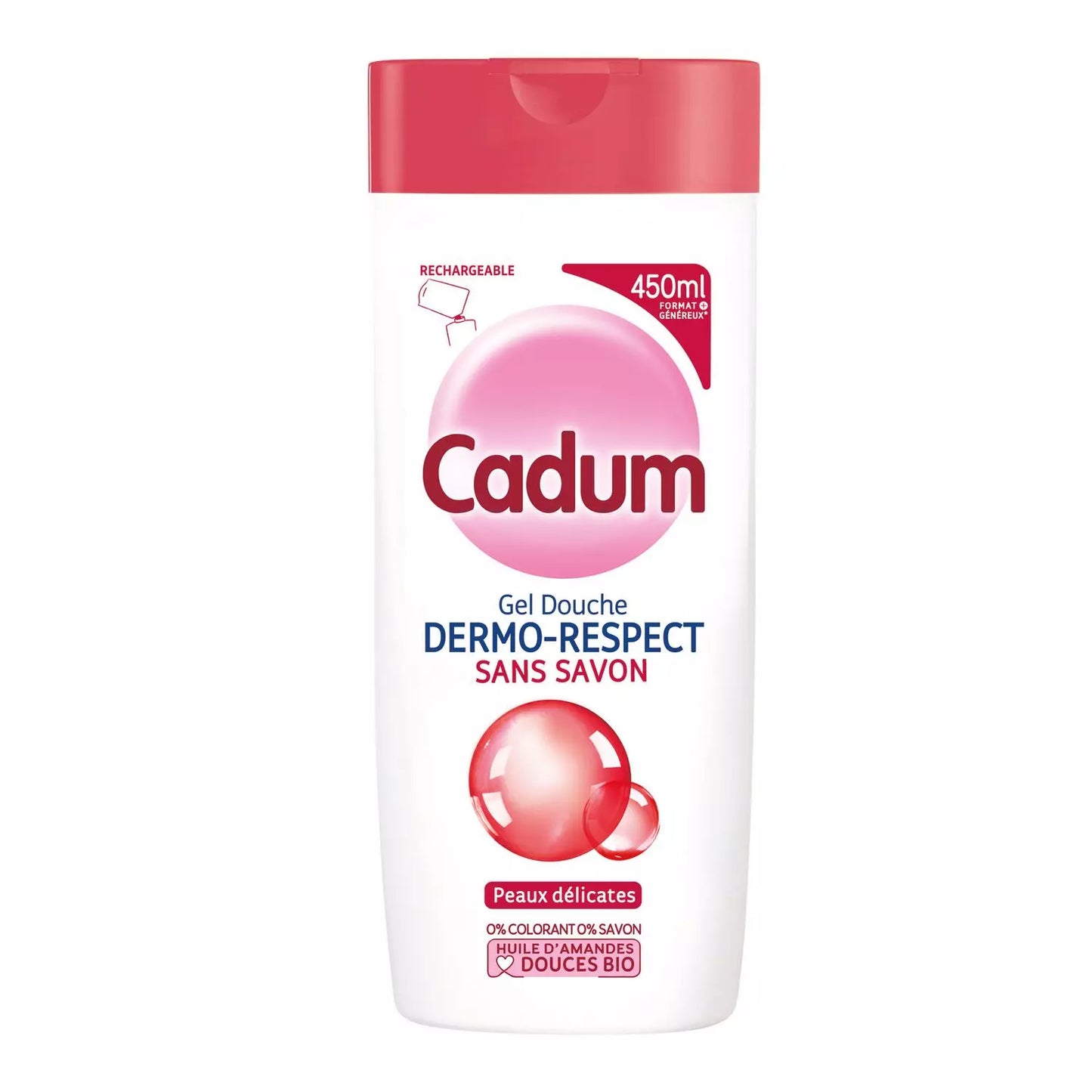 CADUM Soap-free dermo-respect shower gel for delicate skin 450ml