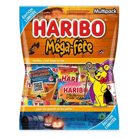 HARIBO Mega-Party Surprise Mixed Candies in Individual Bags 800g
