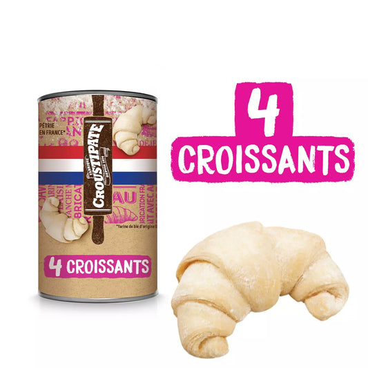 CROUSTIPATE Pâte à croissant 240g 4 pièces