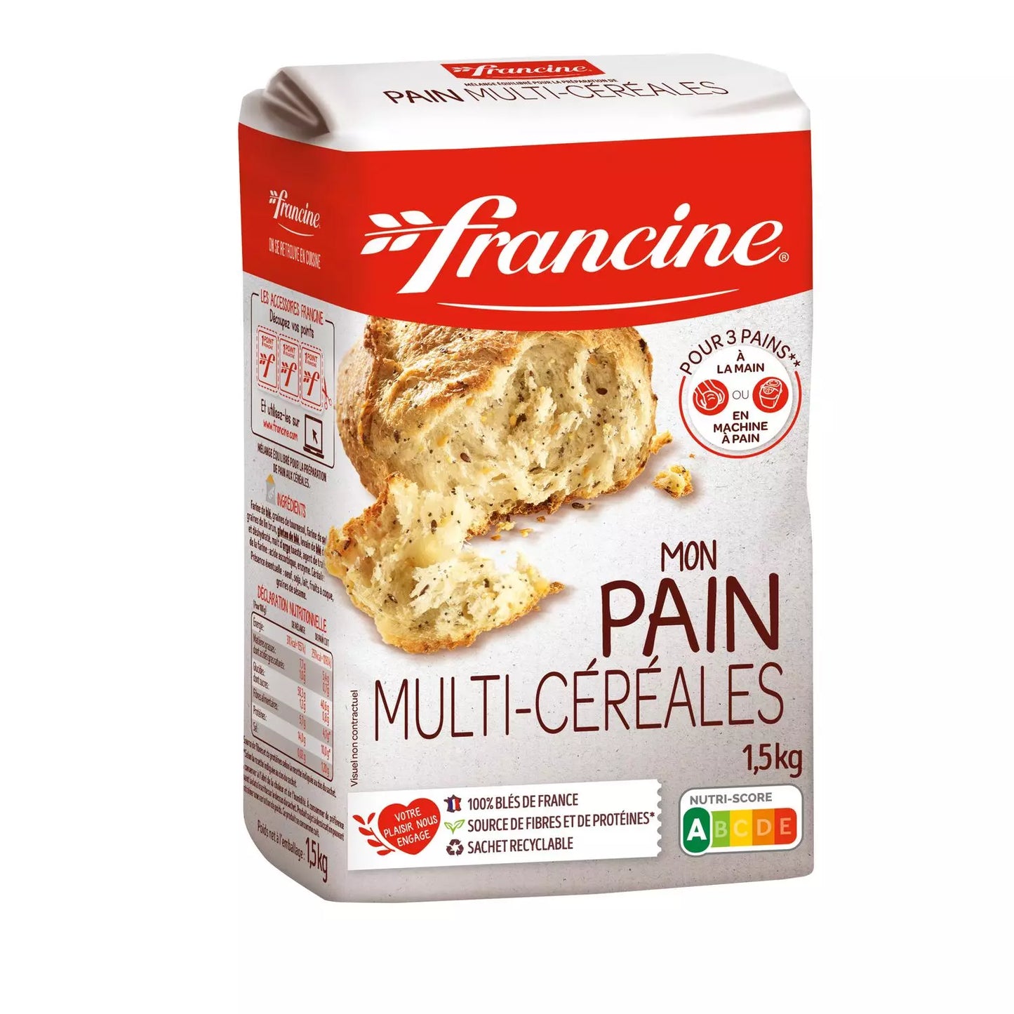 FRANCINE Multigrain bread flour 1,5kg