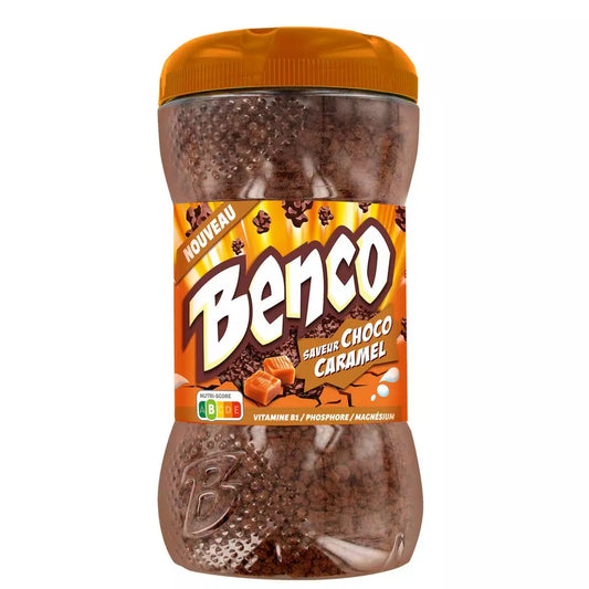 BENCO Granulated Chocolate Powder Chocolate Caramel Flavor 400g