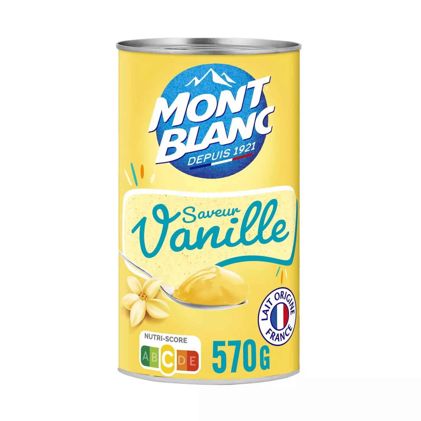 MONT BLANC Crème dessert saveur vanille 570g