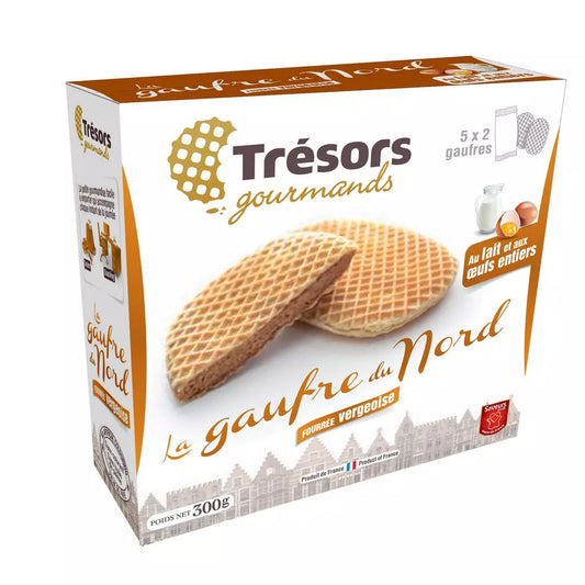 TRESORS GOURMANDS Northern Waffles Filled with Vergeoise - Freshness Sachets 300g