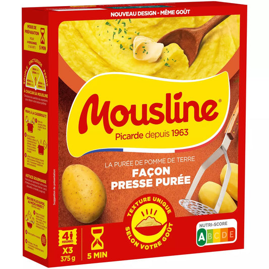 MOUSLINE Mashed potatoes classic style 375g