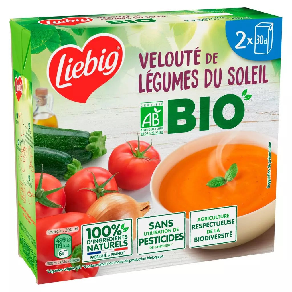 LIEBIG Organic Creamy Mediterranean Vegetables Soup (2x300ml) 600ml