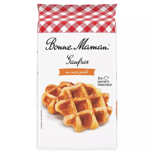 BONNE MAMAN Gaufres Liégeoises au Sucre Perlé Sachets Individuels 300g