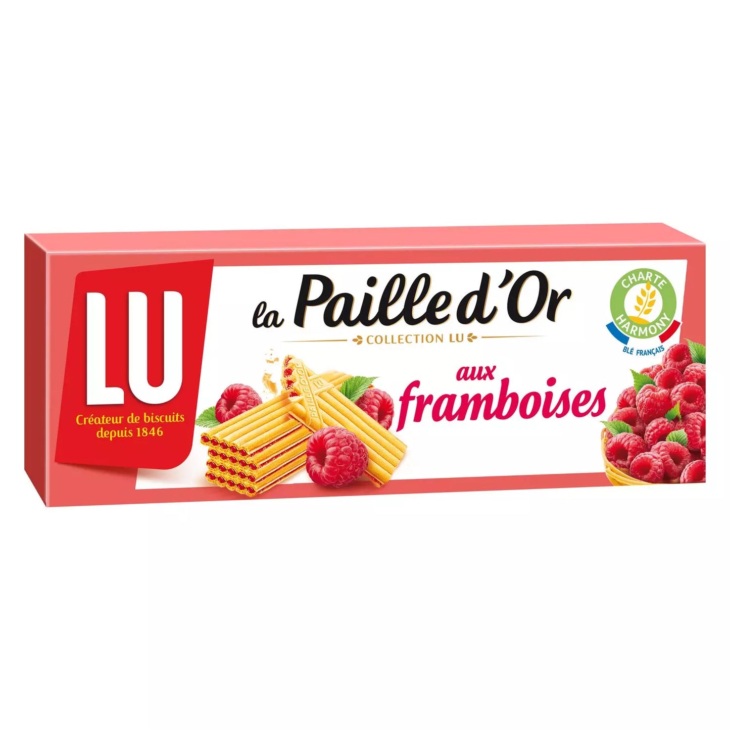 LU Paille d'Or Himbeer-Waffeln 170g