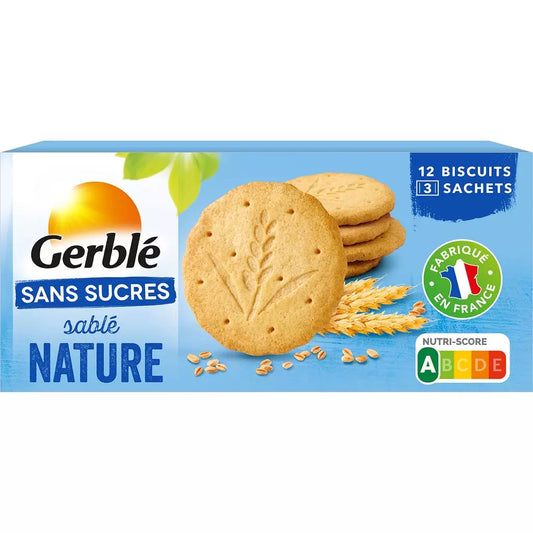 GERBLE Plain Sugar-Free Shortbread 132g