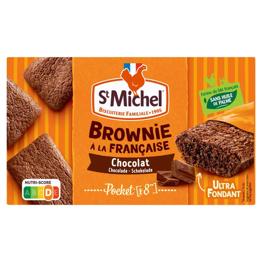 ST MICHEL Mini chocolate brownies in individual packs 240g