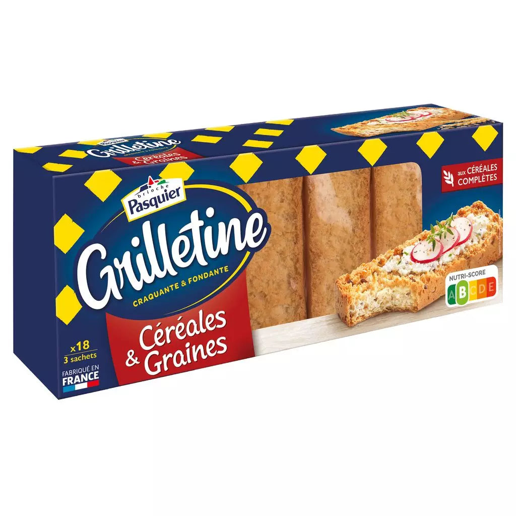 PASQUIER Grilletine Multigrain Toast 255g