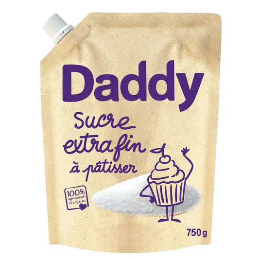 DADDY Sucre blanc extra fin à pâtisser 750g