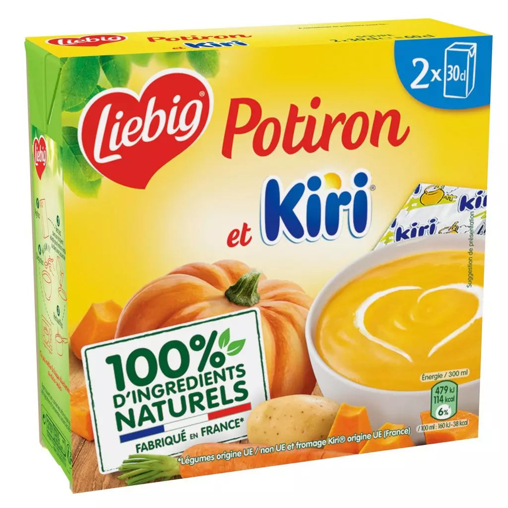 LIEBIG Pumpkin and Kiri Cheese Soup (2x300ml) 600ml