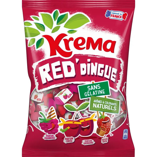 KREMA Red Dingue Bonbons mit roten Früchten 580g