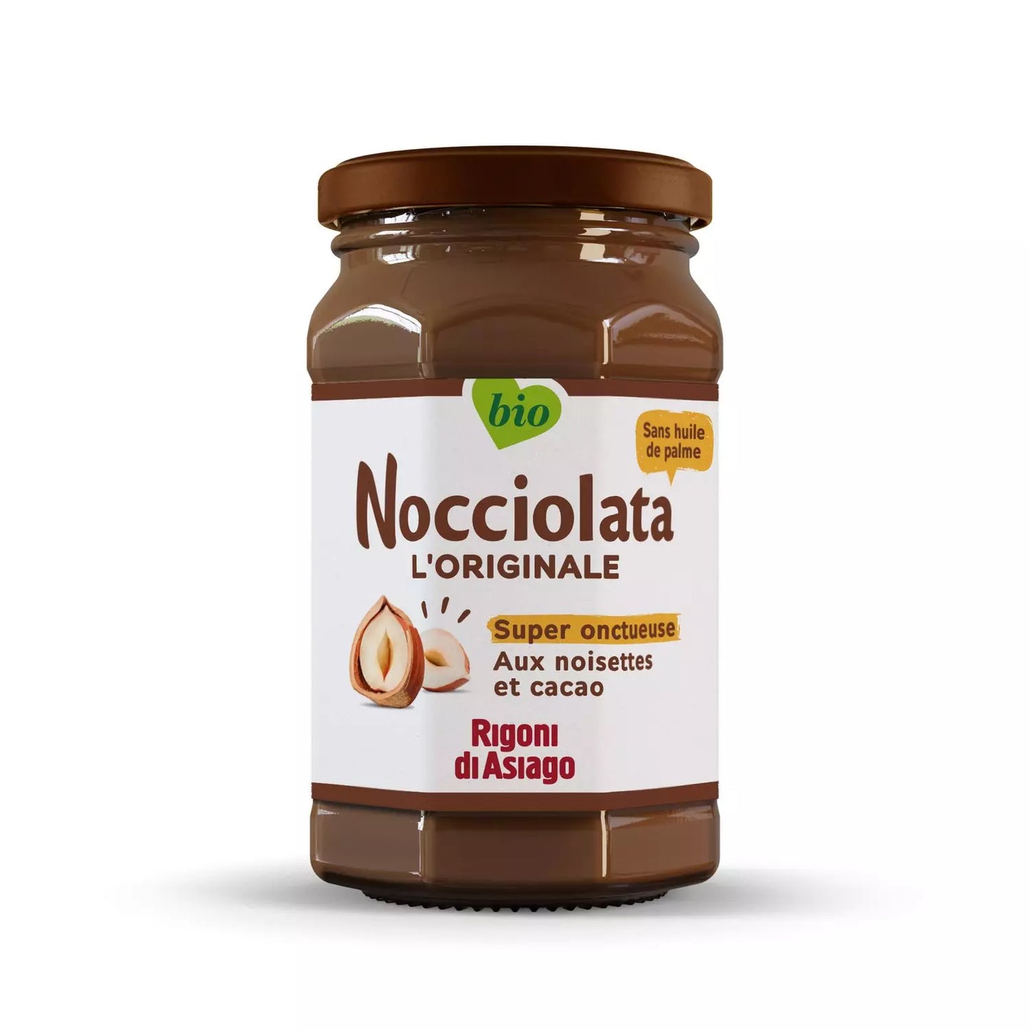 RIGONI DI ASIAGO Nocciolata Bio Pâte à Tartiner au Cacao et Noisettes 325g