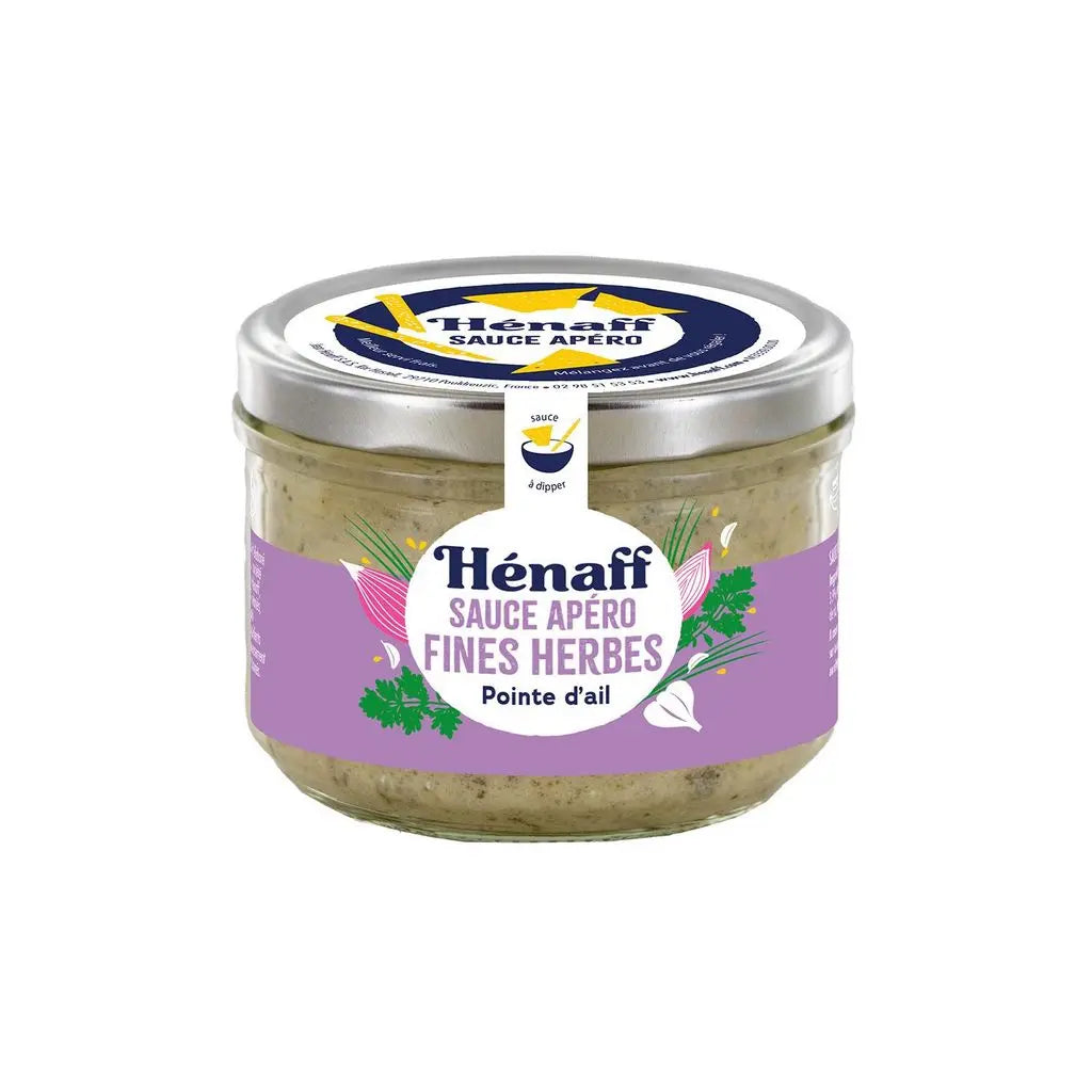 HENAFF Apéro-Sauce mit feinen Kräutern und einem Hauch Knoblauch 180g