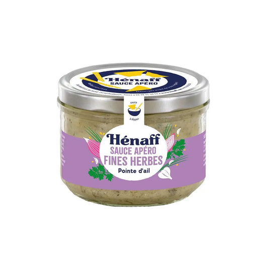 HENAFF Sauce apéro aux fines herbes et pointe d'ail 180g