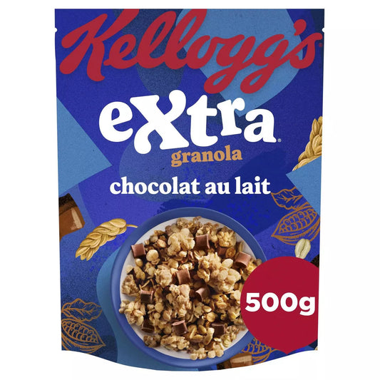 KELLOGG'S Céréales Extra Chocolat au Lait 500g